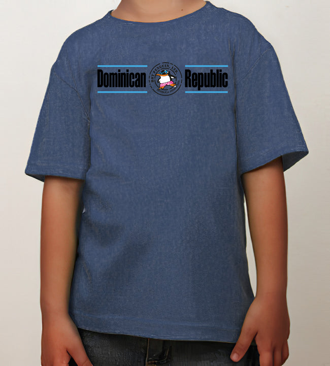 Hot Penguin, Ltd. with Dominican Republic t-shirt for kids, Dominican Republic collection