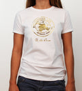Hot Penguin, Ltd. Gold Hot Penguin t-shirt for women, Punta Cana collection - Hot Penguin, Ltd.