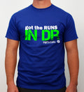 Hot Penguin, Ltd. I Got the Runs t-shirt for men in royal blue, Punta Cana collection - Hot Penguin, Ltd.